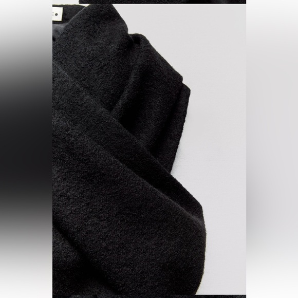 ZARA BLACK BUTTONED ZW WOOL TOP LIMITED EDITION SZ XS/S - Picture 10 of 13